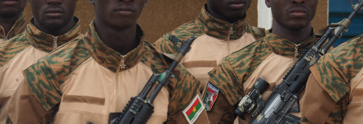 Grupo de soldados adiestrados por el Garsi en Burkina Faso